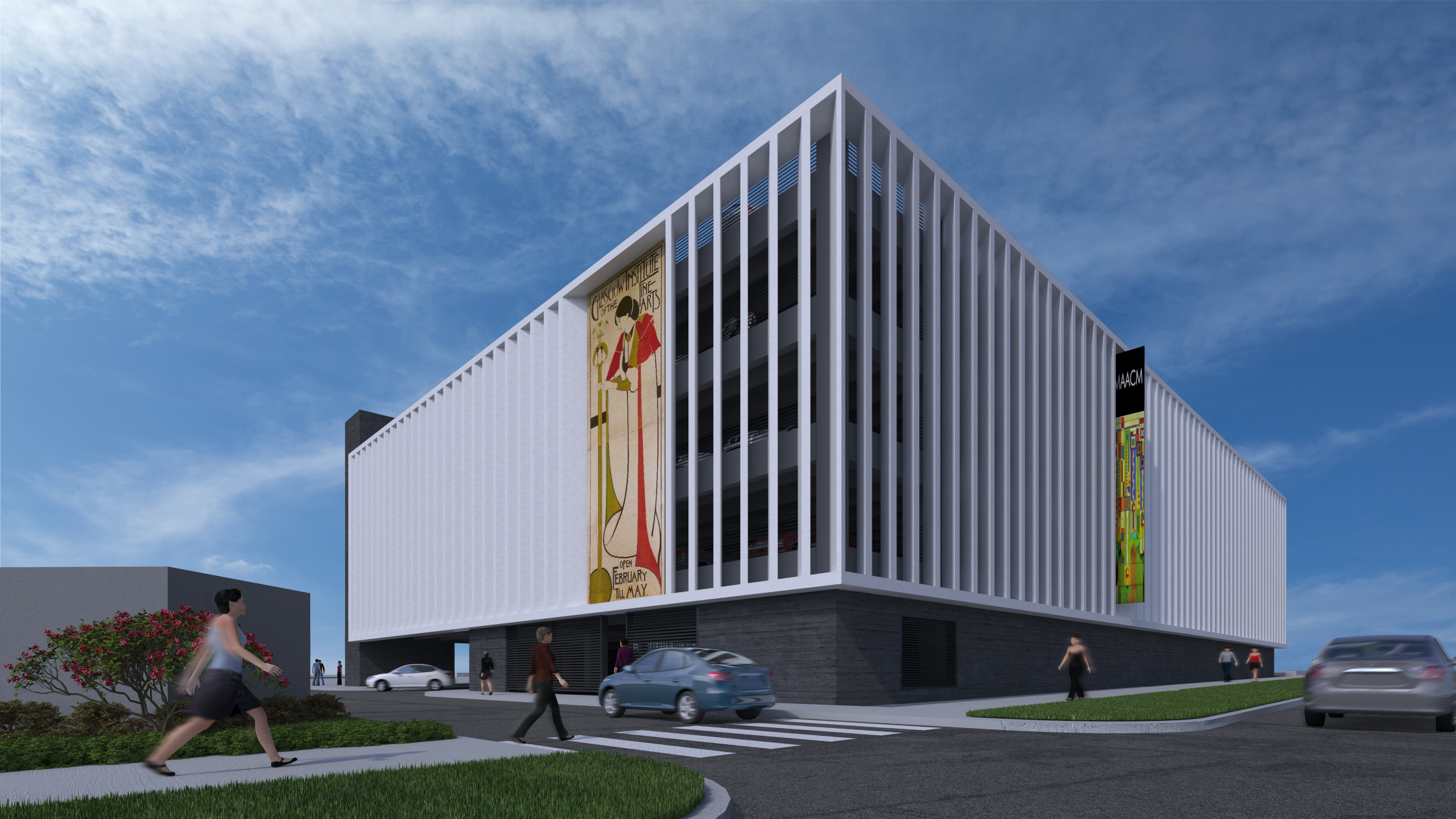 MAACM Garage rendering MAACM Garage rendering