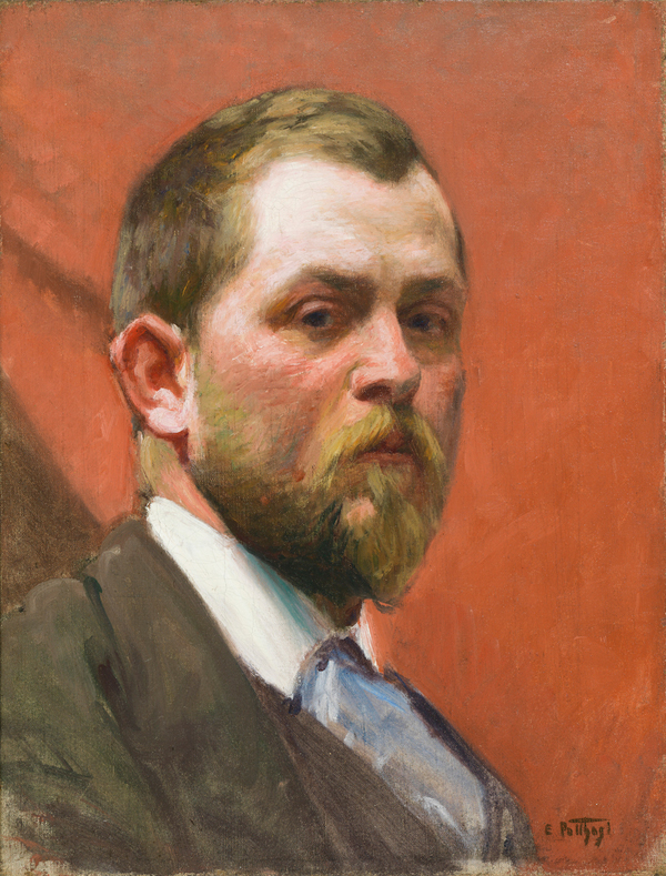 Edward Potthast, Self Portrait, c. 1890, Cincinnati Art Museum