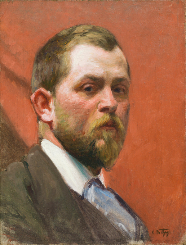 Edward Potthast, Self Portrait, c. 1890, Cincinnati Art Museum Edward Potthast, Self Portrait, c. 1890, Cincinnati Art Museum