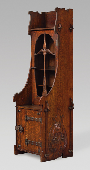 Safe Cabinet, Workshop of Charles Rohlfs, Buffalo, NY, 1901
