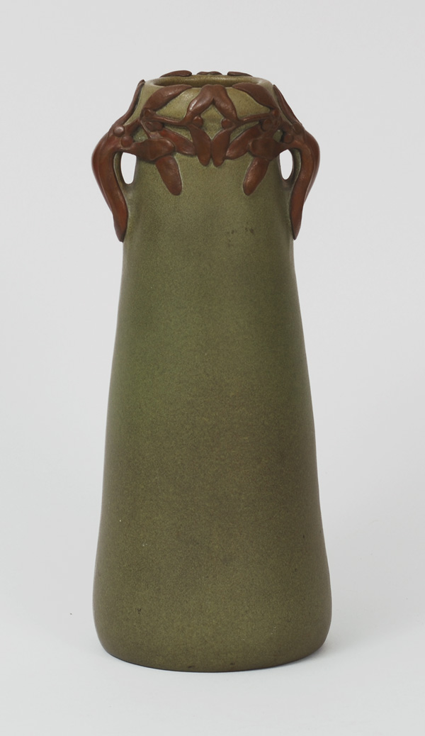 Artus Van Briggle and Yosakichi Asana - Handled Vase (Model No. 221)