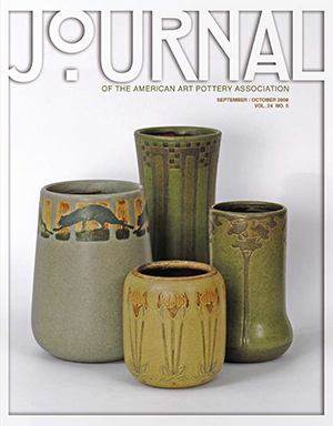 Cover of the Journal of the American Art Pottery Association Cover of the Journal of American Art Pottery Association