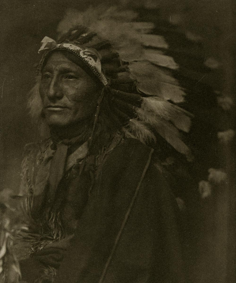 Fig. 7 - Gertrude Käsebier, Indian Chief (Whirling Horse), 1902, photogravure, from Camera Notes, July 1902, 4 ⅞ X 6 ⅜ inches, TRRF Collection.