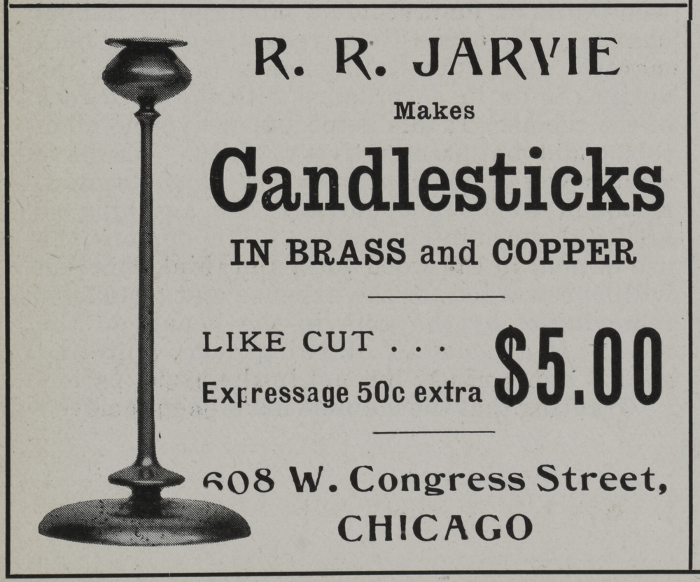 Robert R. Jarvie advertisement