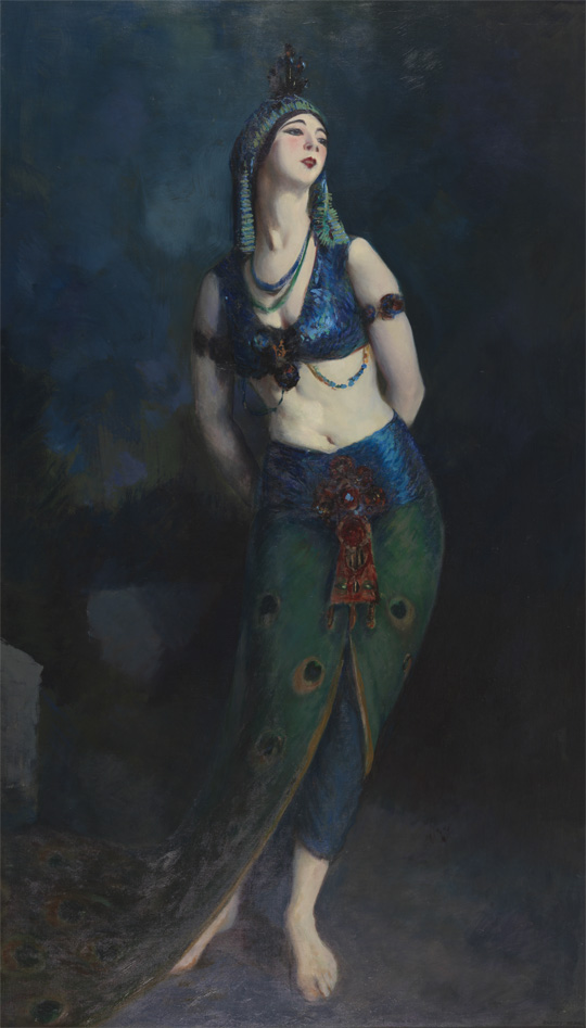 Robert Henri - Ruth St. Denis in The Peacock Dance - 1919