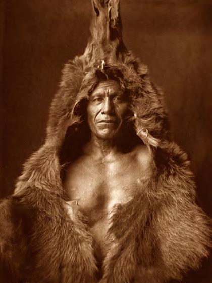 Photogravure of Bear's Belly by Edward S. Curtis