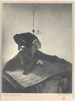 William Mortensen - The Moving Finger Writes... - Silver Print, c. 1925